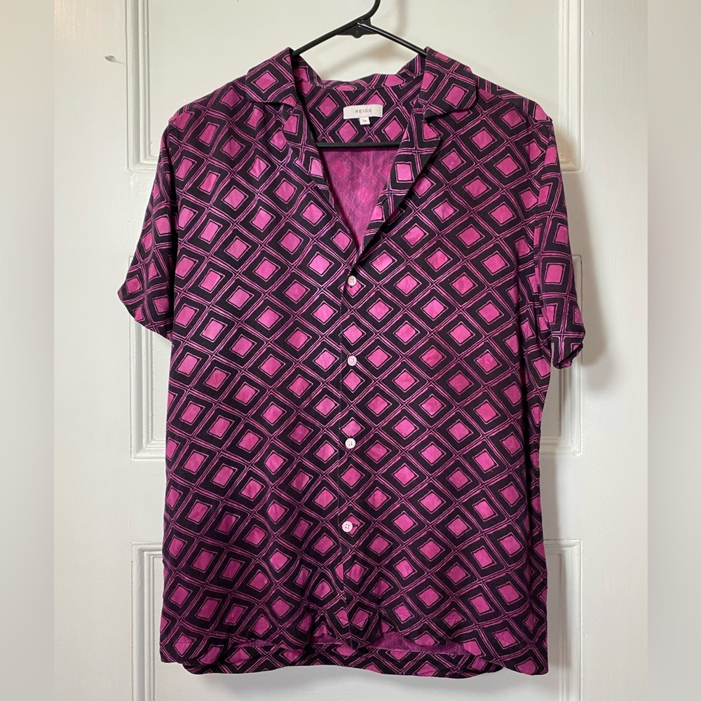 Reiss | ‘Armatage’ Diamond Print Shirt